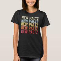 New Paltz New York New Paltz NY Retro Vintage Text