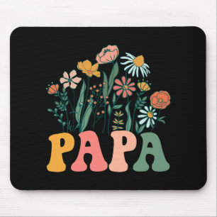 New Papa Wildflower First Birthday & Baby Show Mouse Pad