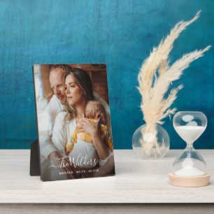 New Parents And Baby Photo Plaque