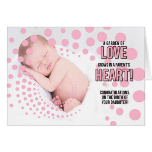 New Parents Congratulations Daughter's Birth