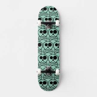 NEW - Pastel Cartoon Skull Skateboard