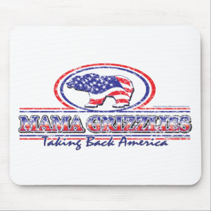NEW-Patriotic-Grizzly Mouse Pad