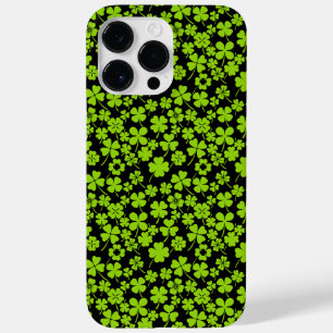 New pattern.Clover leaves 01 Black BG Case-Mate iPhone 14 Pro Max Case