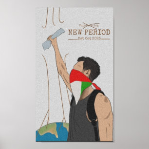 "New period" event illustration by digital art Poster