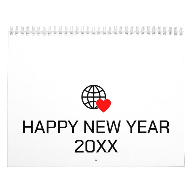 New personalise Text Logo Calendar (Cover)