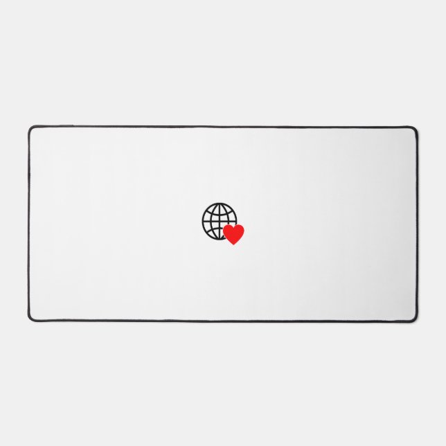 New personalise Text Logo Desk Mat (Front)