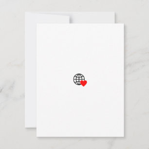 New personalise Text Logo Flat Holiday Card