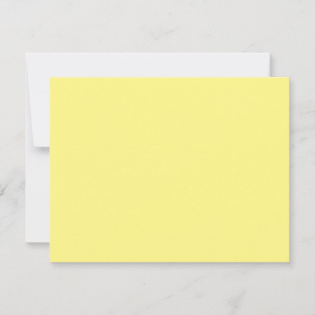 New personalise Text Logo Flat Note Card (Front)