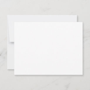 New personalise Text Logo Flat Note Card