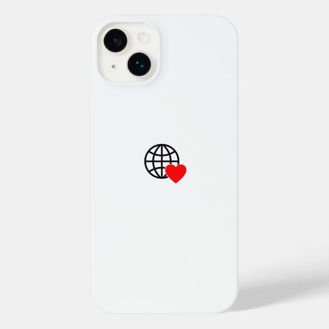 New personalise Text Logo iPhone 14 plus Cases (Back)