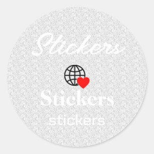 New personalise Text Logo Stickers