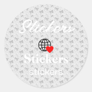 New personalise Text Logo Stickers