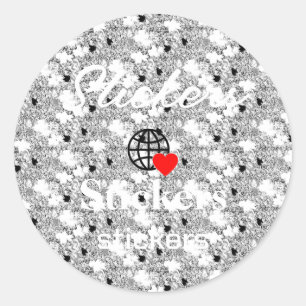 New personalise Text Logo Stickers