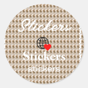 New personalise Text Logo Stickers