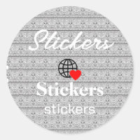 New personalise Text Logo Stickers