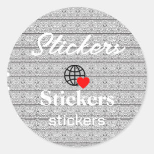 New personalise Text Logo Stickers