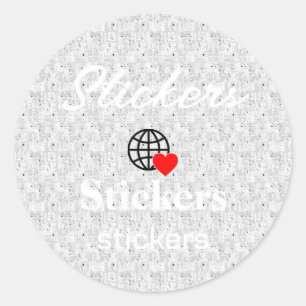 New personalise Text Logo Stickers