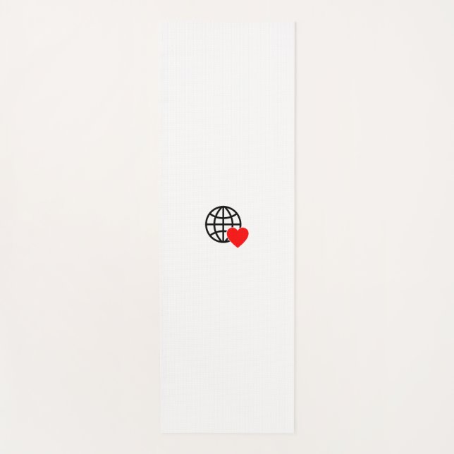 New personalise Text Logo Yoga Mat (Front)