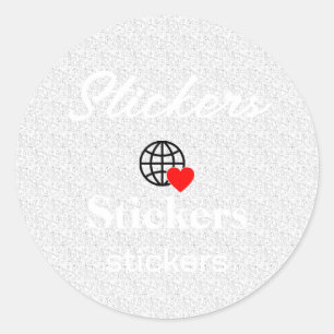 New personalize Text Logo Stickers