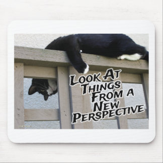 New Perspective Encouragement Cat Photo Mouse Pad
