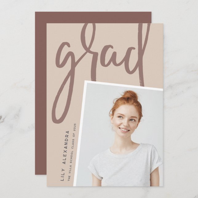 New Perspective | Photo Graduation Announcement (Front/Back)