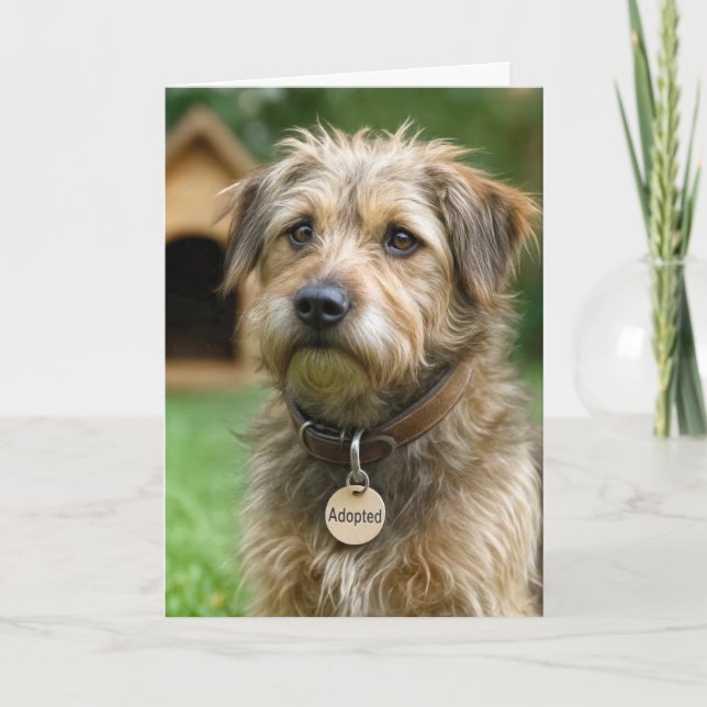 New Pet Dog Congratulations Card (Front)