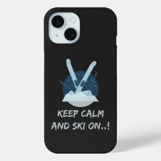 New phone case with skiing design