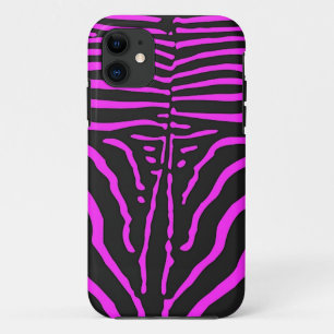New Pink Black Zebra Print accessories - customise iPhone 11 Case