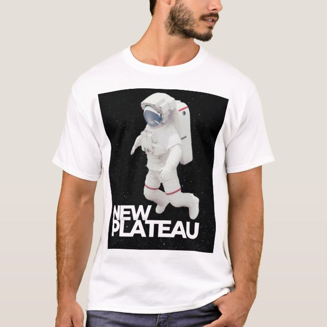 New Plateau Brand Moon Man T-Shirt (Front)