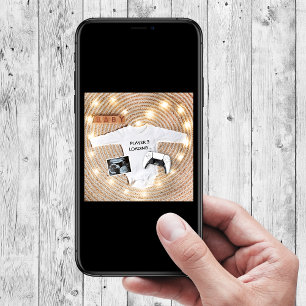 New Player Loading Funny Sonogram Photo Pregnancy Announcement