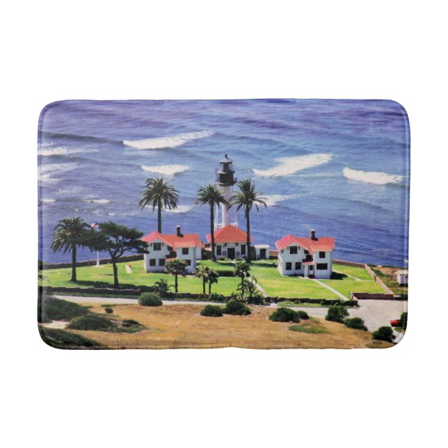 New Point Loma Lighthouse, California Bath Mat (Front)