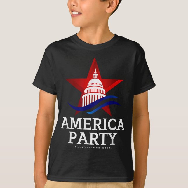 New Political Party America Party 25 Men Women Ame T-Shirt (Front)