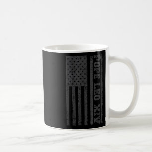 New Pope 2025 American Usa Flag Catholic Pope Leo Coffee Mug