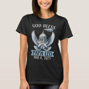 New Pope Leo 2025 God Bless Papa Leo T-Shirt