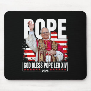 New Pope Leo Xiv Catholic Gifts Catholics (on Back Mouse Pad