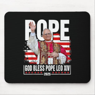 New Pope Leo Xiv Catholic Gifts Merch Souvenirs Ca Mouse Pad