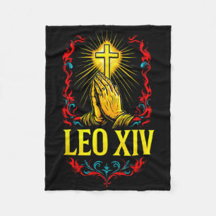 New Pope Leo Xiv Fleece Blanket