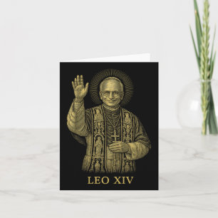 New Pope Leo Xiv Robert Francis Prevost Card