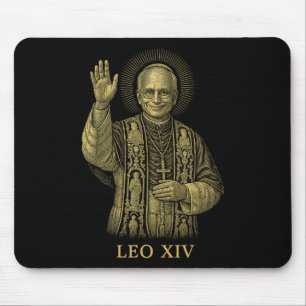 New Pope Leo Xiv Robert Francis Prevost Mouse Pad