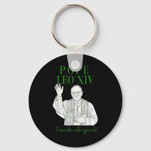 New Pope Leon Xiv Papa Christian, Habemus Papam Key Ring