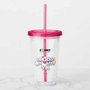 New Poppet and the gang Acrylic Tumbler