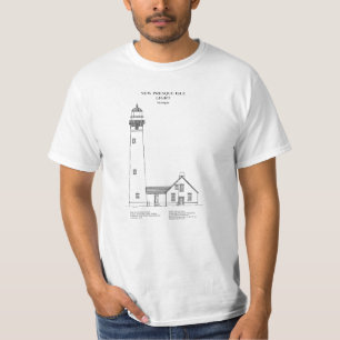New Presque Isle Lighthouse - Michigan - SBD T-Shirt