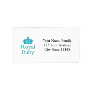 New Prince - a royal baby! Label