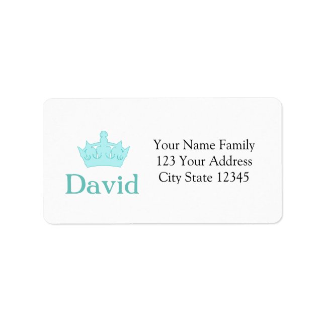 New Prince - a royal baby! Label (Front)