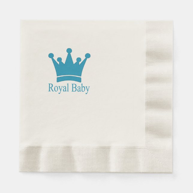 New Prince - A Royal Baby! Napkin (Front)