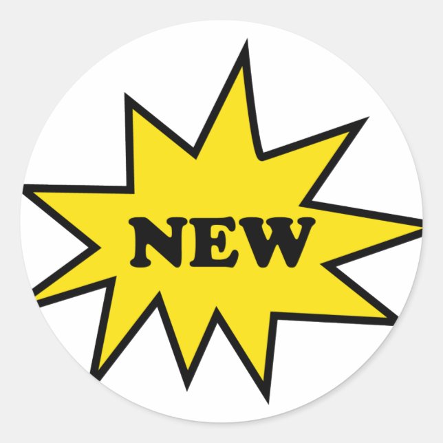 New Product Icon Classic Round Sticker (Front)