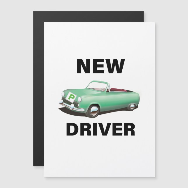 New Provisional car driver (Front/Back)