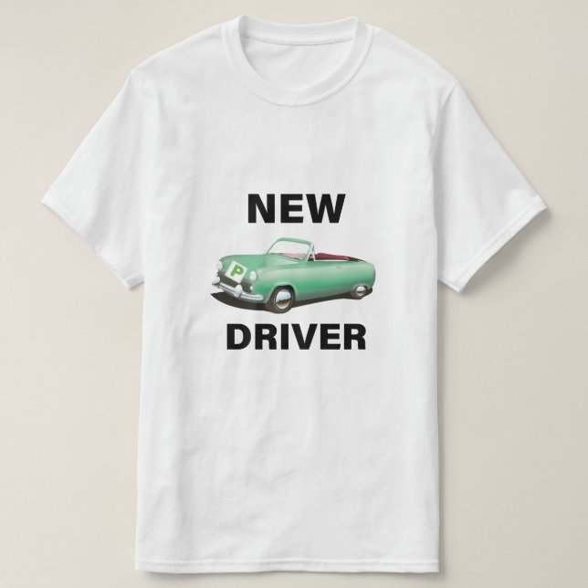 New Provisional car driver T-Shirt (Design Front)