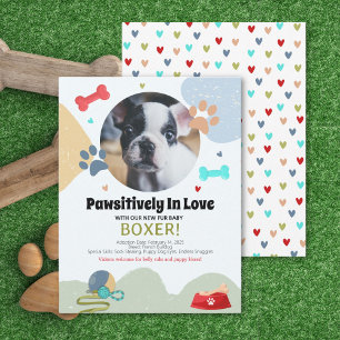 New Puppy Announcement Card