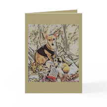 NEW PUPPY GREETING CARD
